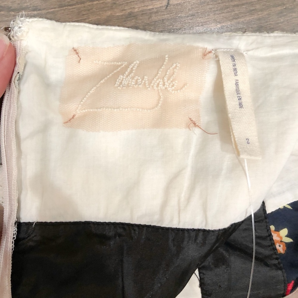 Anthropologie Zehavale White Lace Halter Dress 2 - Picture 12 of 13